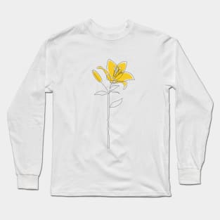 Mustard Lily Long Sleeve T-Shirt